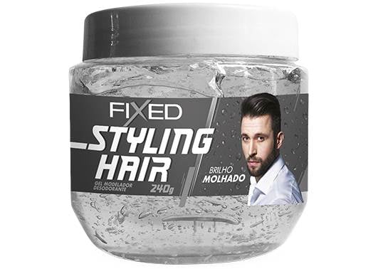 GEL MODELADOR P/ CABELO FIXED 240G INCOLOR