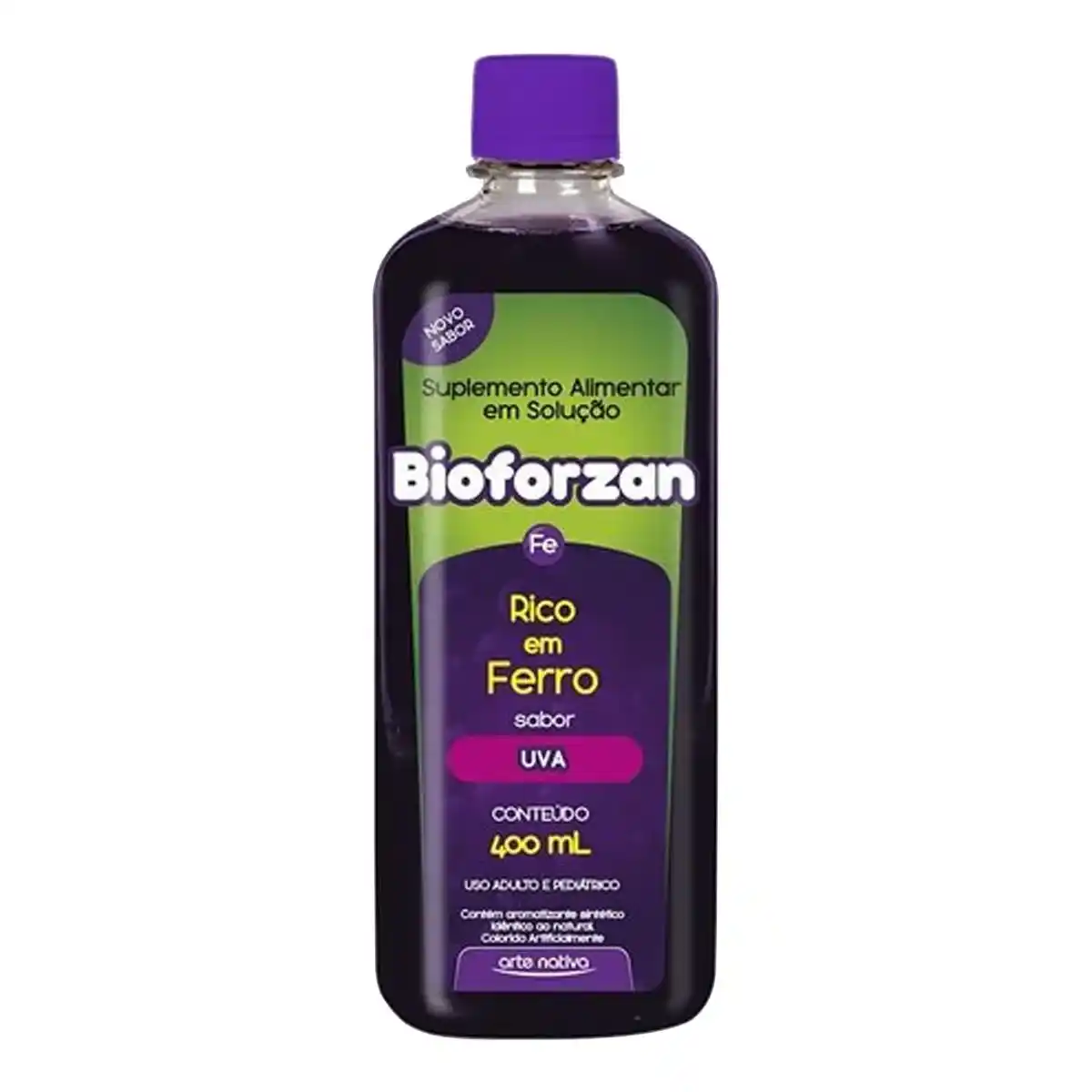 BIOFORZAN FERRO 400 ML SABOR UVA ARTE NATIVA
