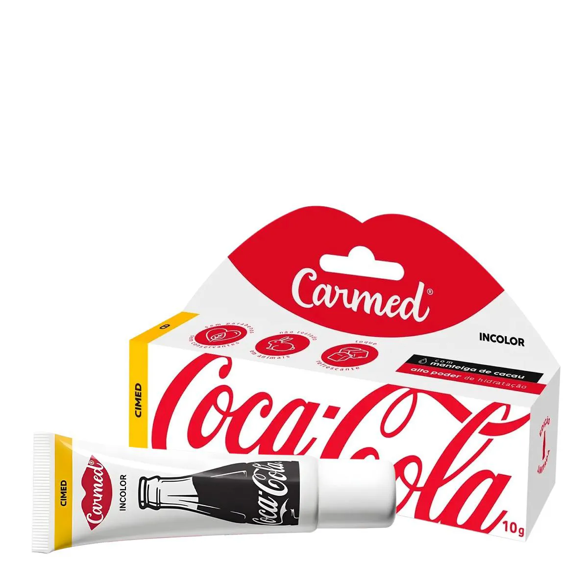CARMED LABIAL 10G COCA COLA INCOLOR CIMED