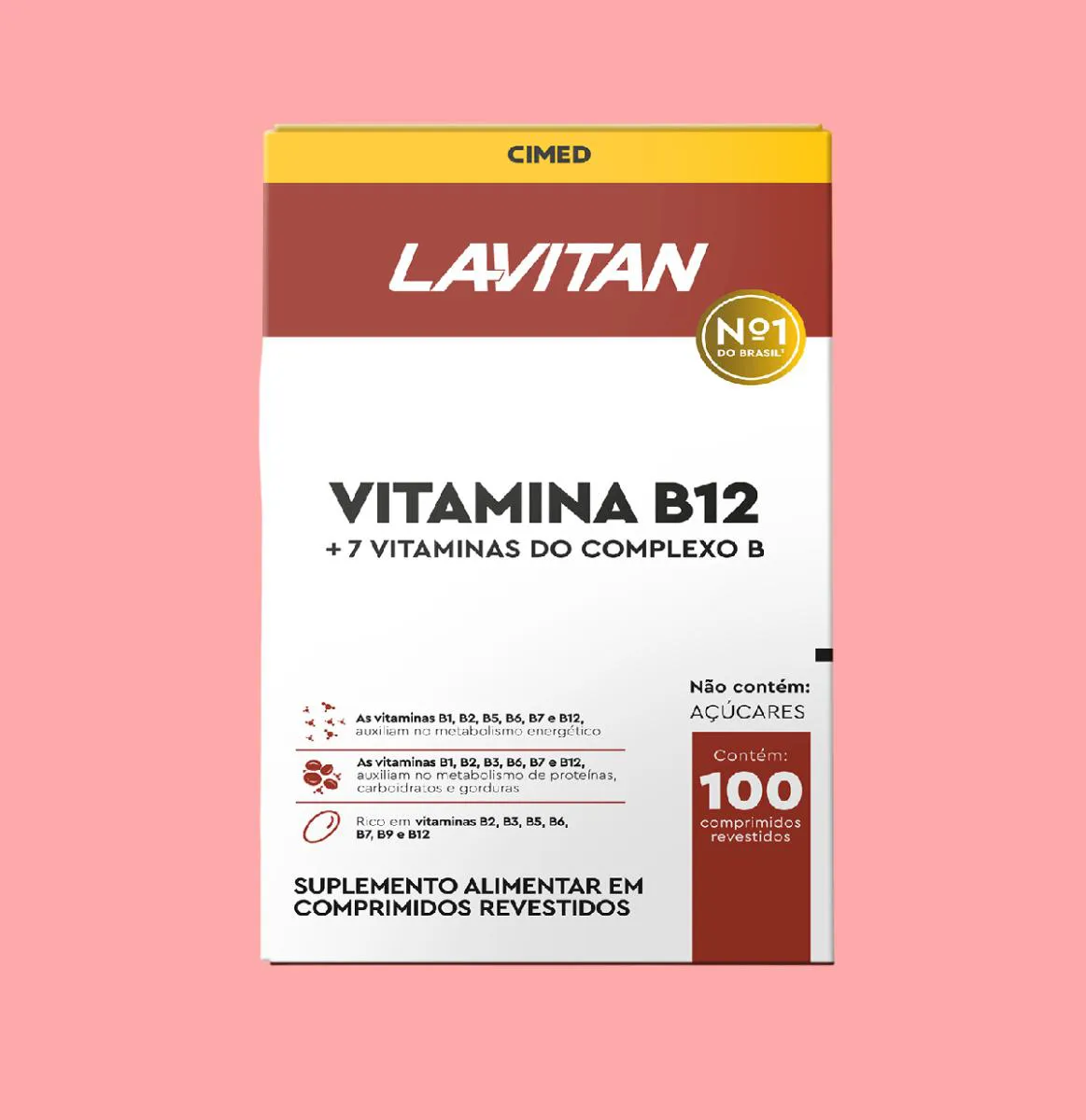 LAVITAN VITAMINA B12 C/ 100 COMPR. CIMED