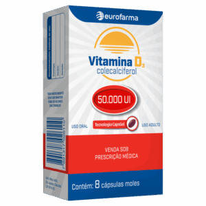 VITAMINA D COLECALCIFEROL 50.000UI CAPSGEL C/ 4 EUROFARMA