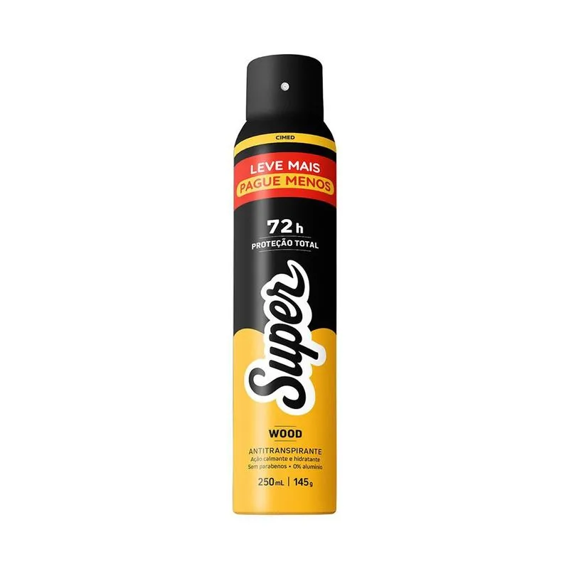 DESODORANTE SUPER WOOD 250ML CIMED