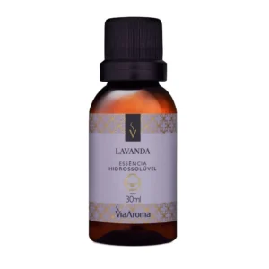 ESSÊNCIA HIDROSSOLÚVEL VIA AROMA 30ML LAVANDA