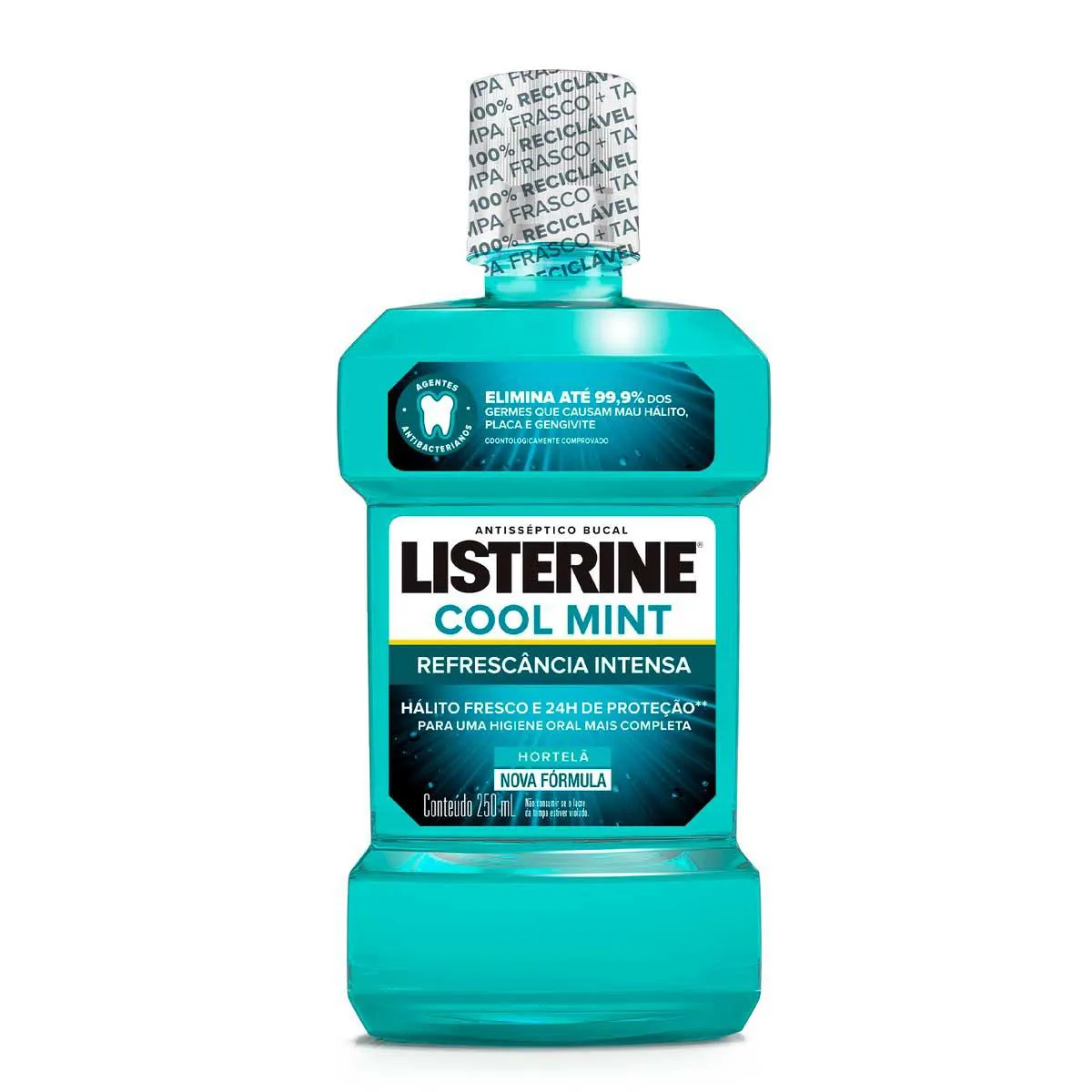 ENXAGUANTE BUCAL LISTERINE COOL MONT HORTELÃ 250ML