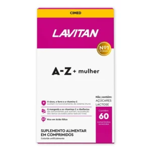 SUPL. LAVITAN A-Z + MULHER 60 COMPR. CIMED
