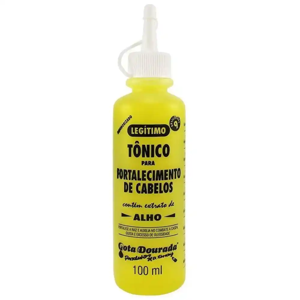 TÔNICO FORTALECIMENTO DE CABELOS 100ML GOTA DOURADA