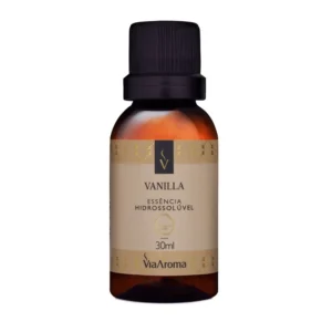 ESSÊNCIA HIDROSSOLÚVEL VIA AROMA 30ML VANILLA