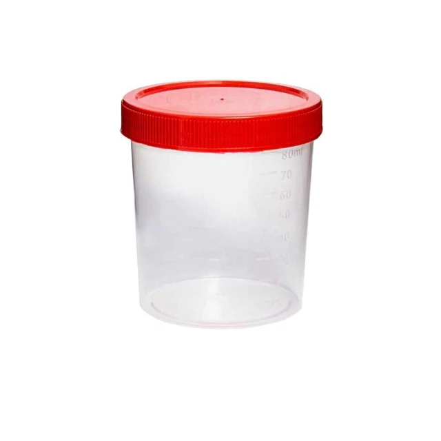 POTE COLETOR UNIVERSAL 80ML C/ PÁ N/ESTERIL FIRSTLAB