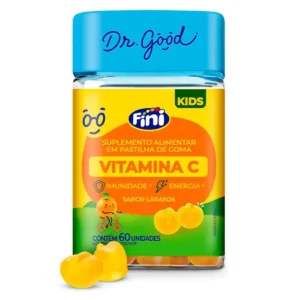 VITAMINA C KIDS GOMA LARANJA C/ 60 UNID FINI DR. GOOD