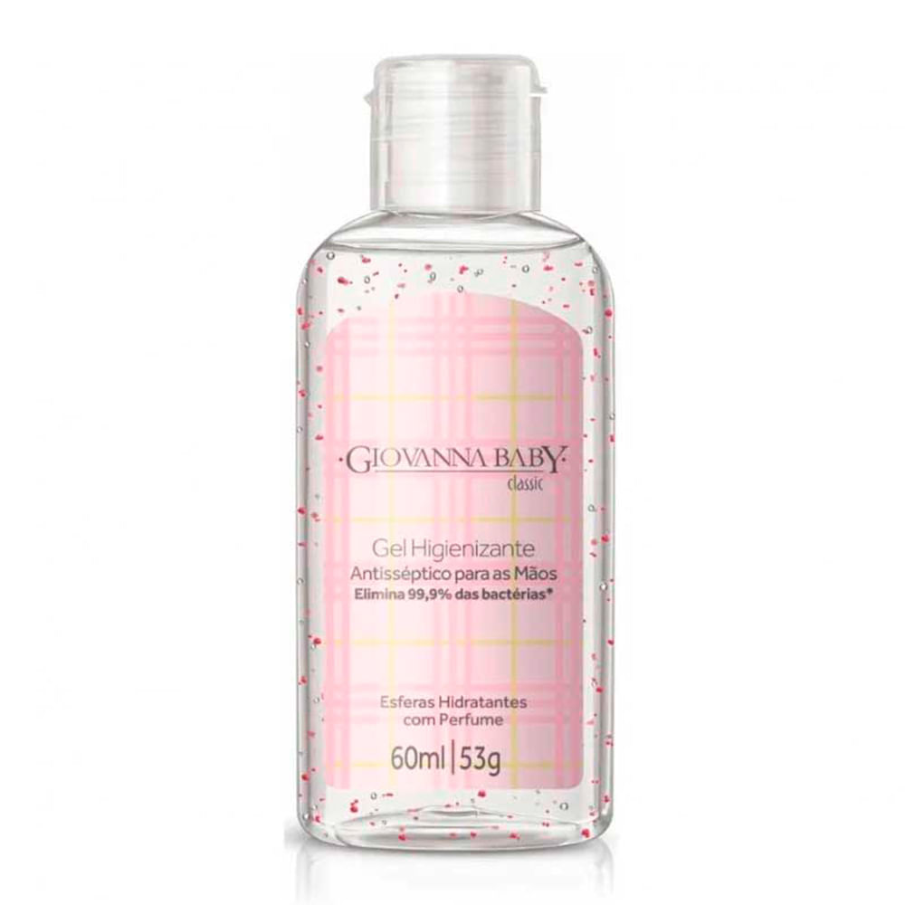 ÁLCOOL EM GEL 70% 60ML GIOVANNA BABY CLASSIC