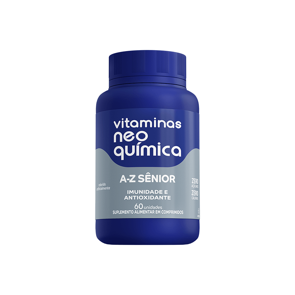 VITAMINA A-Z SÊNIOR C/ 60 COMPR. NEO QUÍMICA