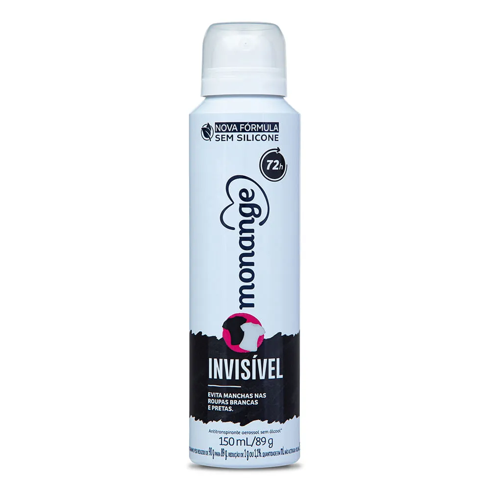 DESODORANTE MONANGE AERO INVISÍVEL 150ML