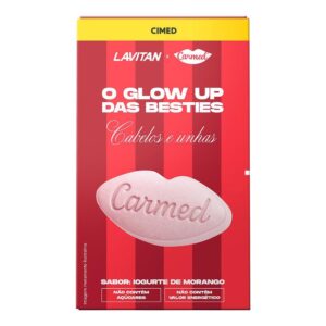 LAVITAN MASTIGÁVEL CABELOS E UNHAS CARMED C/ 60 COMPR. CIMED