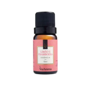 ESSÊNCIA VIA AROMA 10ML LIMÃO E FRAMBOESA