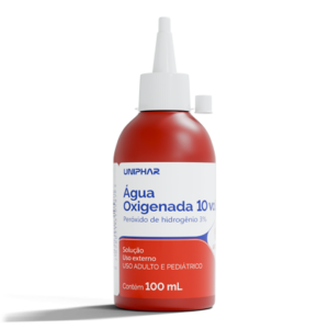ÁGUA OXIGENADA VOL. 10 UNIPHAR 100ML