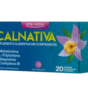 SUPL. CALNATIVA MELATONINA L-TRIPTOFANO MAGNÉSIO COMPL B C/ 20 COMPR. ARTE NATIVA