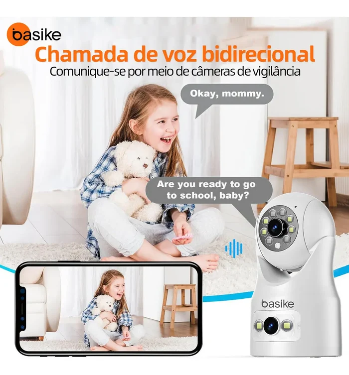 CÂMERA WIFI BASIKE BA-CAM003 IP44 - Imagem 3
