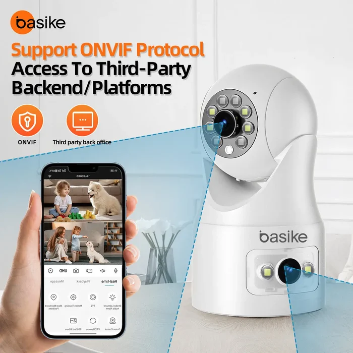 CÂMERA WIFI BASIKE BA-CAM003 IP44 - Imagem 5