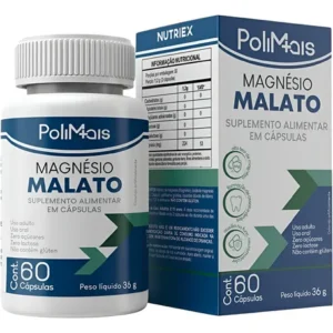 SUPL. MAGNÉSIO MALATO C/ 60 CAP. POLIMAIS