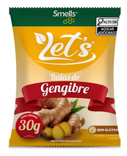 BALAS DE GENGIBRE 30G LET'S SMELLS