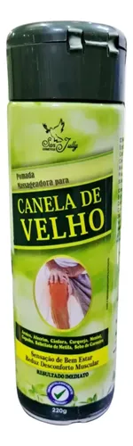 POMADA MASSAGEADORA CANELA DE VELHO SAN JULLY 220G