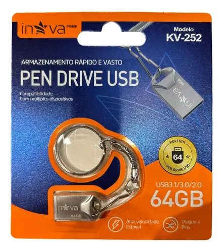 PEN DRIVE 64GB INOVA KV-252