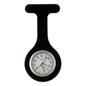 RELÓGIO LAPELA ENFERMAGEM ORTHO PAUHER PRETO