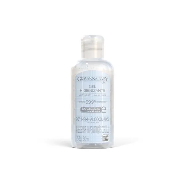 ÁLCOOL EM GEL 70% 60ML GIOVANNA BABY BLUE