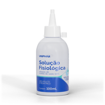 SOLUÇÃO FISIOLÓGICA 0,9% UNIPHAR 100ML