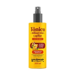 TÔNICO MILAGROSO CAPILAR 200ML GOTA DOURADA