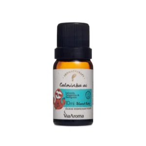 ÓLEO ESSENCIAL PURO 10ML VIA AROMA CALMINHA AÍ