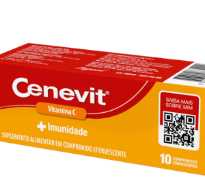 CENEVIT VITAMINA C + IMUNIDADE C/ 10 COMPR. EFERVESCENTES LARANJA