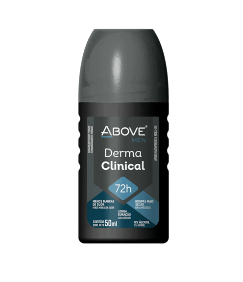 DESODORANTE ABOVE ROLL ON MEN DERMA CLINICAL 72H 50ML