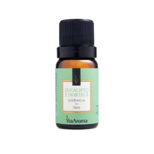 ESSÊNCIA VIA AROMA 10ML EUCALIPTO E HORTELÃ