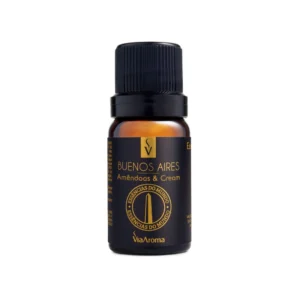 ESSÊNCIA VIA AROMA 10ML BUENOS AIRES AMÊNDOAS E CREAM