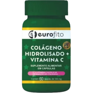 COLAGENO HIDROLISADO VITAMINA C 500MG 60CPS DOMINA EUROFITO