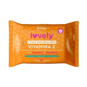 LENÇO DEMAQUILANTE VITAMINA C LOVELY C/ 25