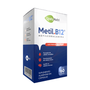 B12 METILCOBALAMINA 600MG C/ 60 CAP. QUALY NUTRI