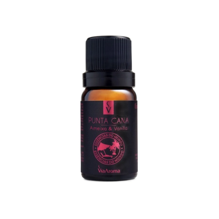 ESSÊNCIA VIA AROMA 10ML PUNTA CANA AMEIXA E VANILLA