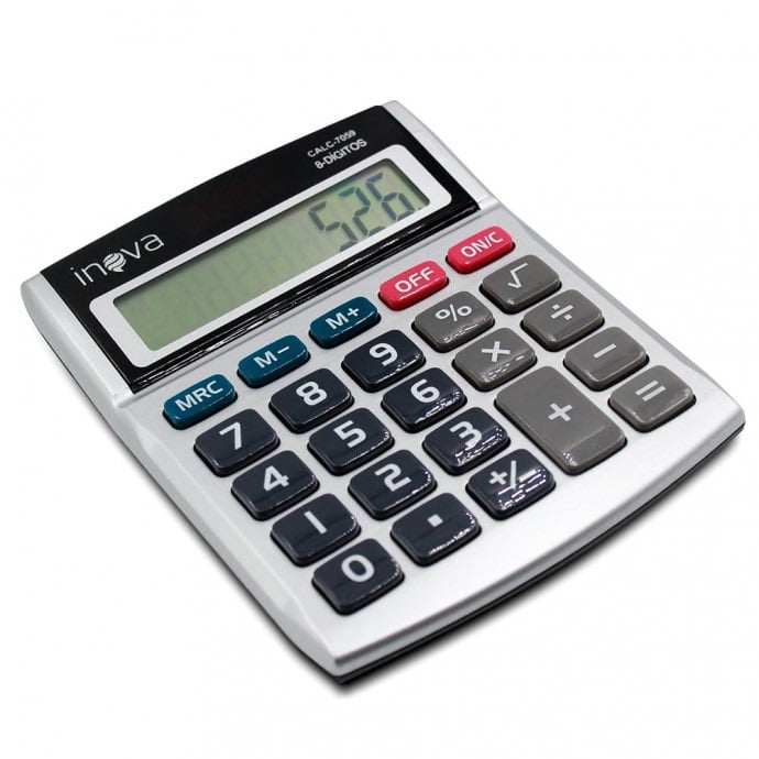 CALCULADORA ELETRÔNICA 8DIG INOVA CALC-7059