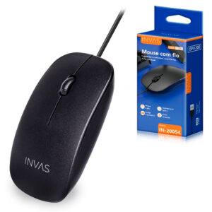 MOUSE COM FIO USB 1.2M UNVAS IN-20054