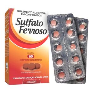 SUPL. SULFATO FERROSO 60 COMPR. ARTE NATIVA